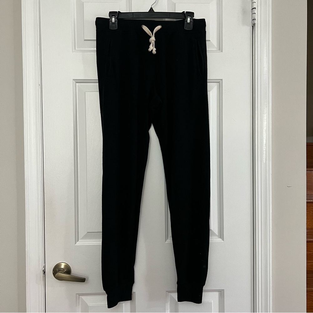 Theo and Spence Black Jogger Sweatpants